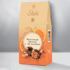 Конфеты Shele Фруктовый грильяж с апельсином 120г