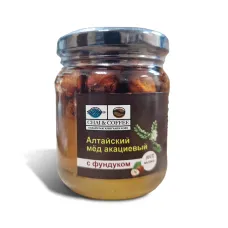 Мёд акациевый с фундуком 350 гр