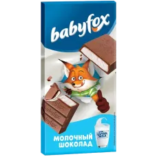 «BabyFox», молочный шоколад, 90 г