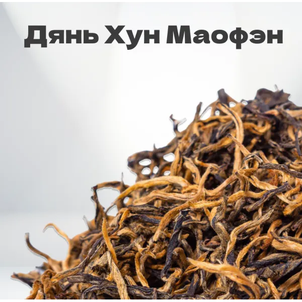 Чай красный Дянь Хун Маофэн, 2024 г, 20 гр в банке