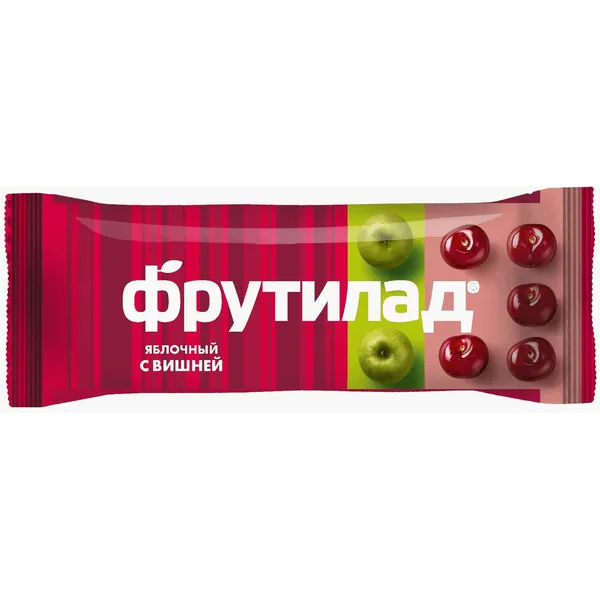 Фруктовый батончик  Фрутилад яблочный с вишней  30 гр