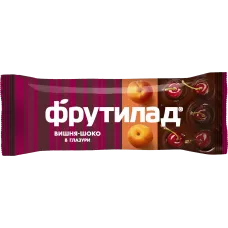 Фруктовый батончик глазированный Фрутилад Вишня-Шоко - 40г