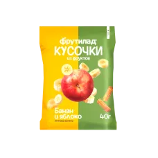 Фрутилад кусочки Банан и яблоко 40 гр