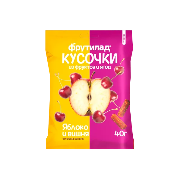 Фрутилад кусочки Яблоко и вишня 40 гр