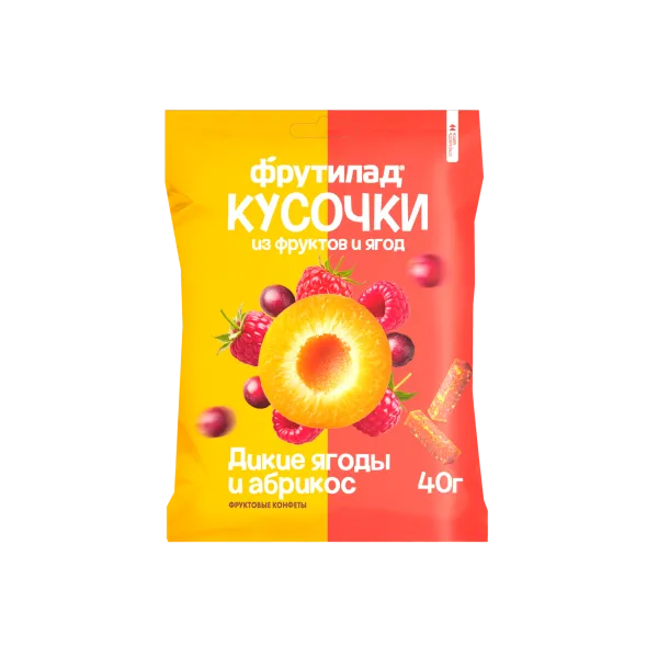 Фрутилад кусочки Дикие ягоды и абрикос 40 гр