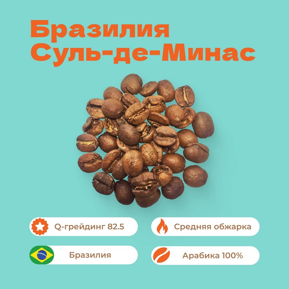 Кофе Бразилия Суль-де-Минас (Сантос)