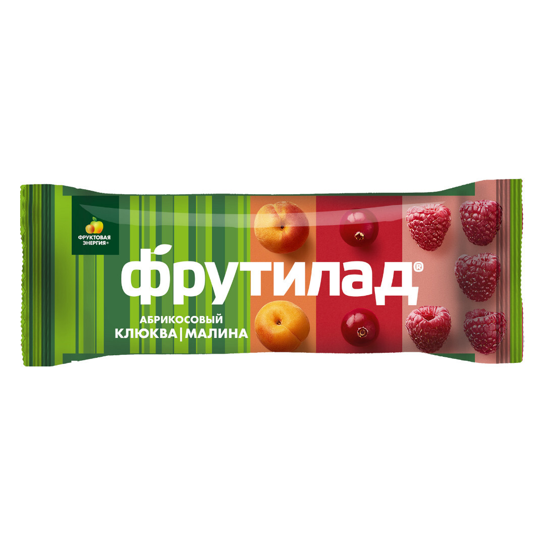 Фруктовый батончик Фрутилад с клюквой и малиной 30г