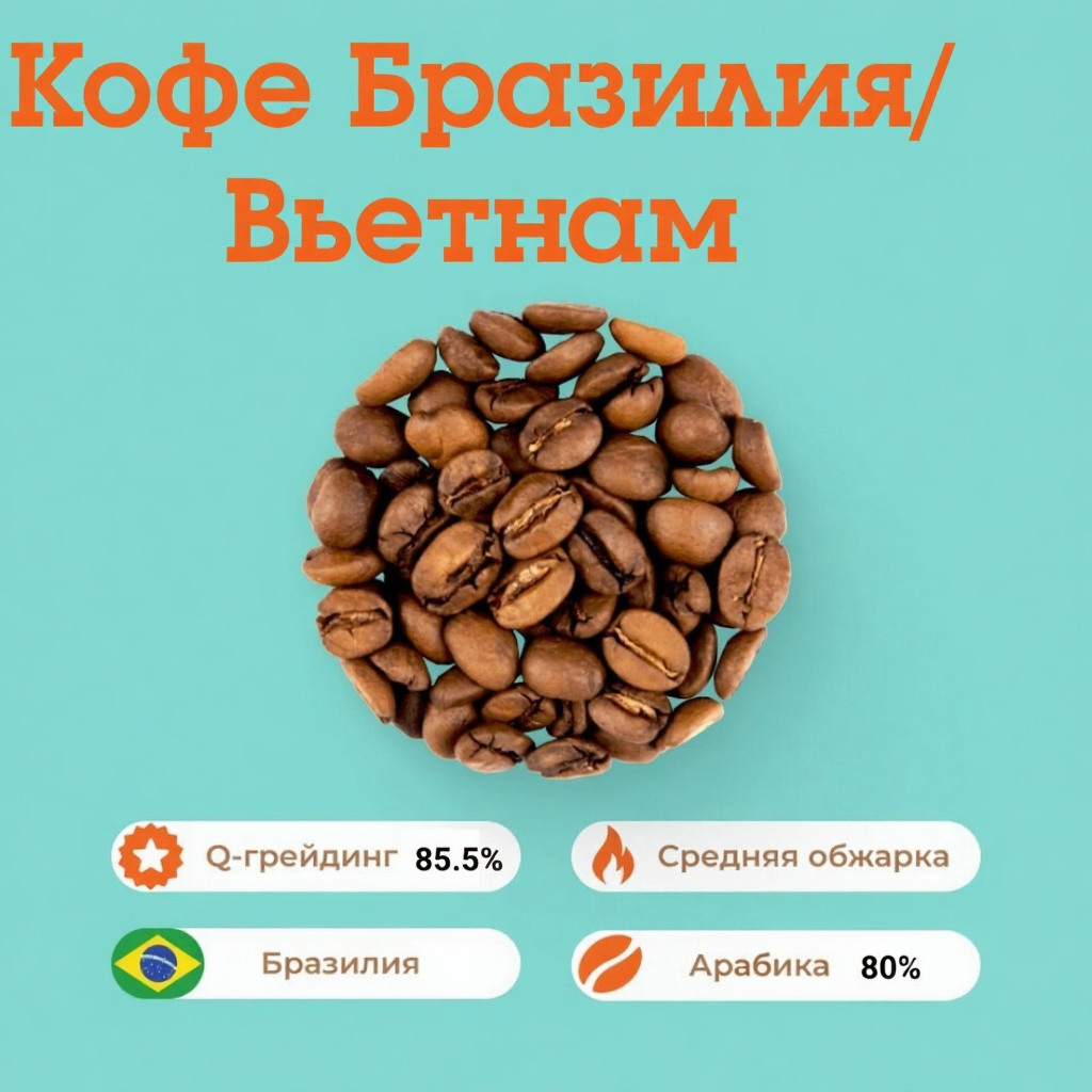 Кофе Бразилия/Вьетнам