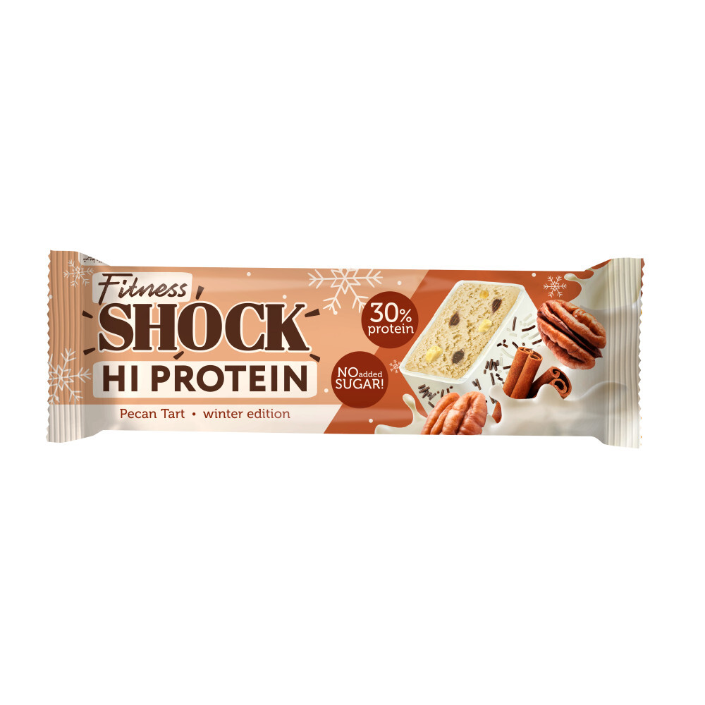 Протеиновый батончик HI PROTEIN FitnesShock 40 гр. Пекан-тарт