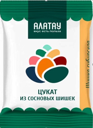 Конфета сосновые цукаты Шишка сибирская