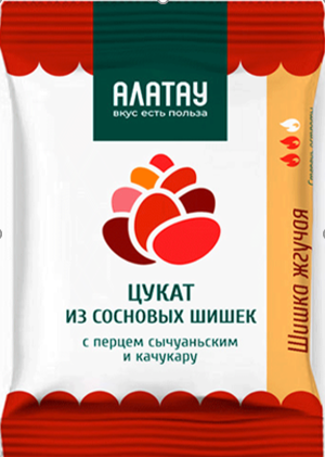 Конфета сосновые цукаты Шишка жгучая