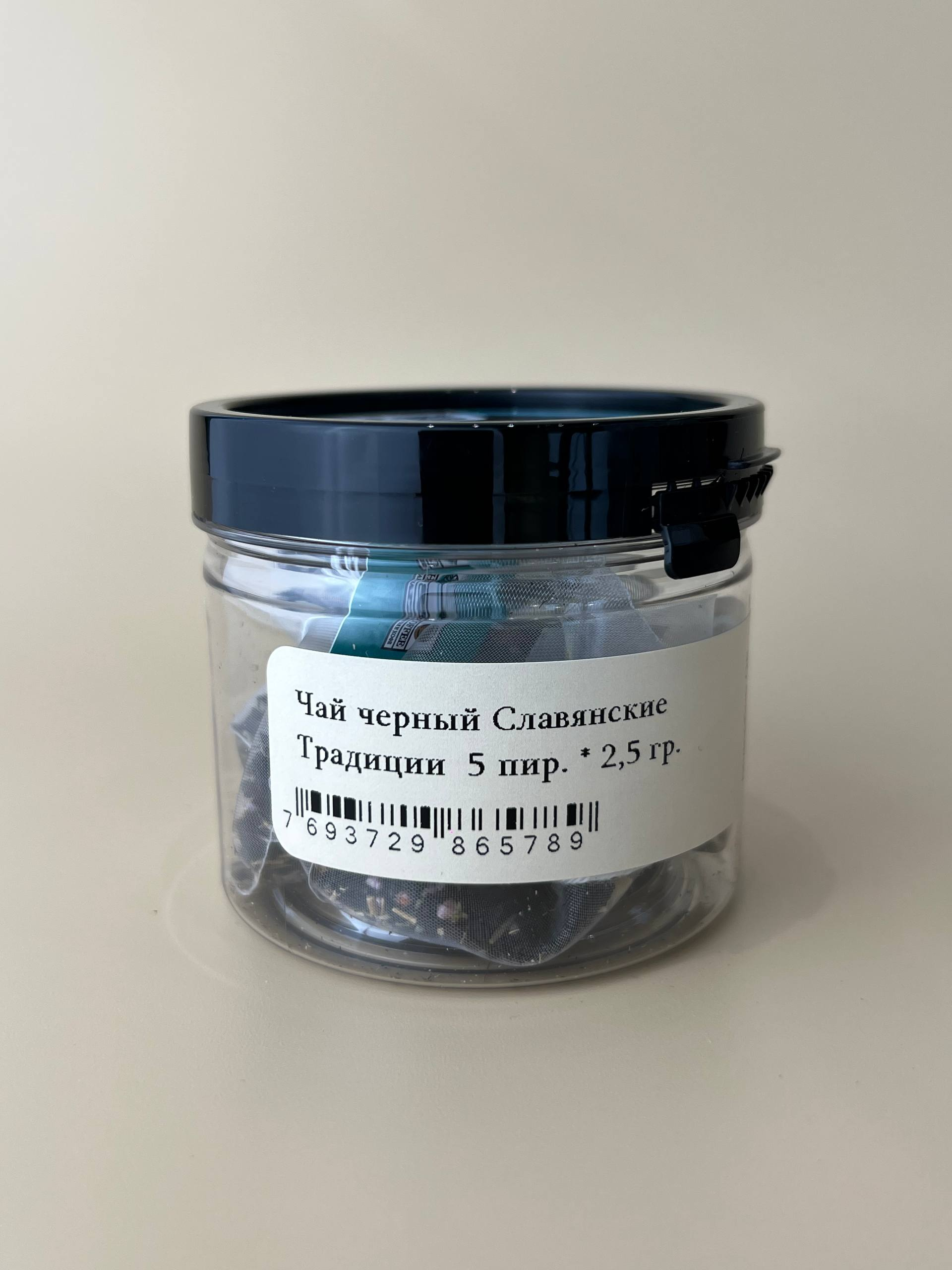 Чай черный Славянские традиции 5 пирамидок (5*2,5 гр) в банке
